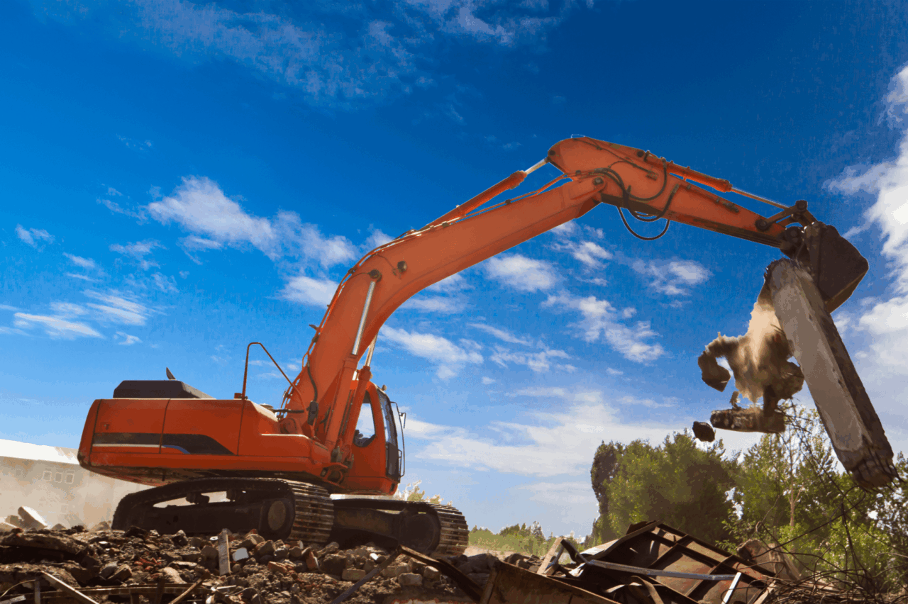 関西 解体工事センターによる軽量鉄骨造解体の施工画像