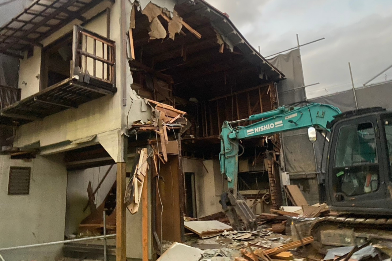 関西 解体工事センターによる木造住宅解体の施工画像